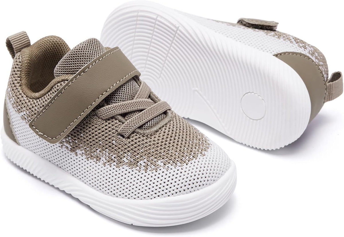 MORENDL Toddler Sneakers Baby Boys & Girls Barefoot Shoes Lightweight Breathable Walking Running