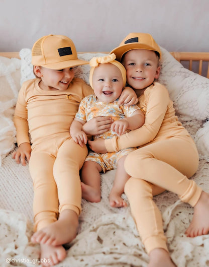moimoln 6M-8Y Modal Cotton Solid Soft Breathable Baby Toddler Boys Girls Snug fit Pjs Long Sleeve