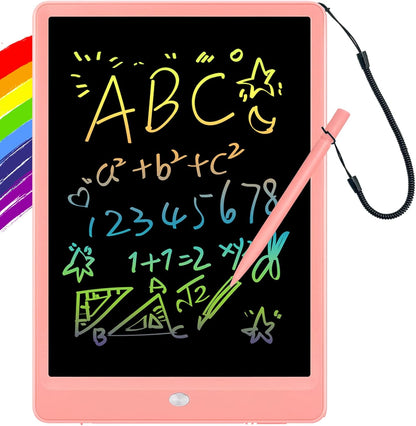 ORSEN LCD Writing Tablet 10 Inch, Colorful Doodle Board Drawing Pad for Kids, Educational Christmas