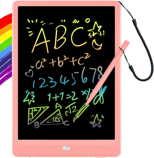 ORSEN LCD Writing Tablet 10 Inch, Colorful Doodle Board Drawing Pad for Kids, Educational Christmas