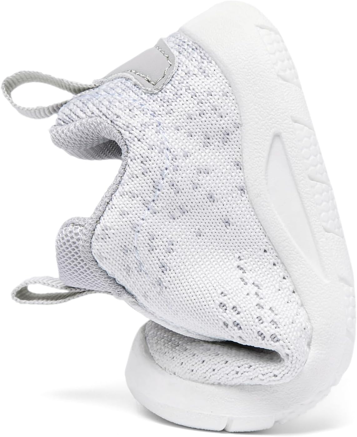 MORENDL Toddler Slip On Sneakers Baby Walking Shoes Non-Slip Breathable Unisex Pink Mesh Lace-Up