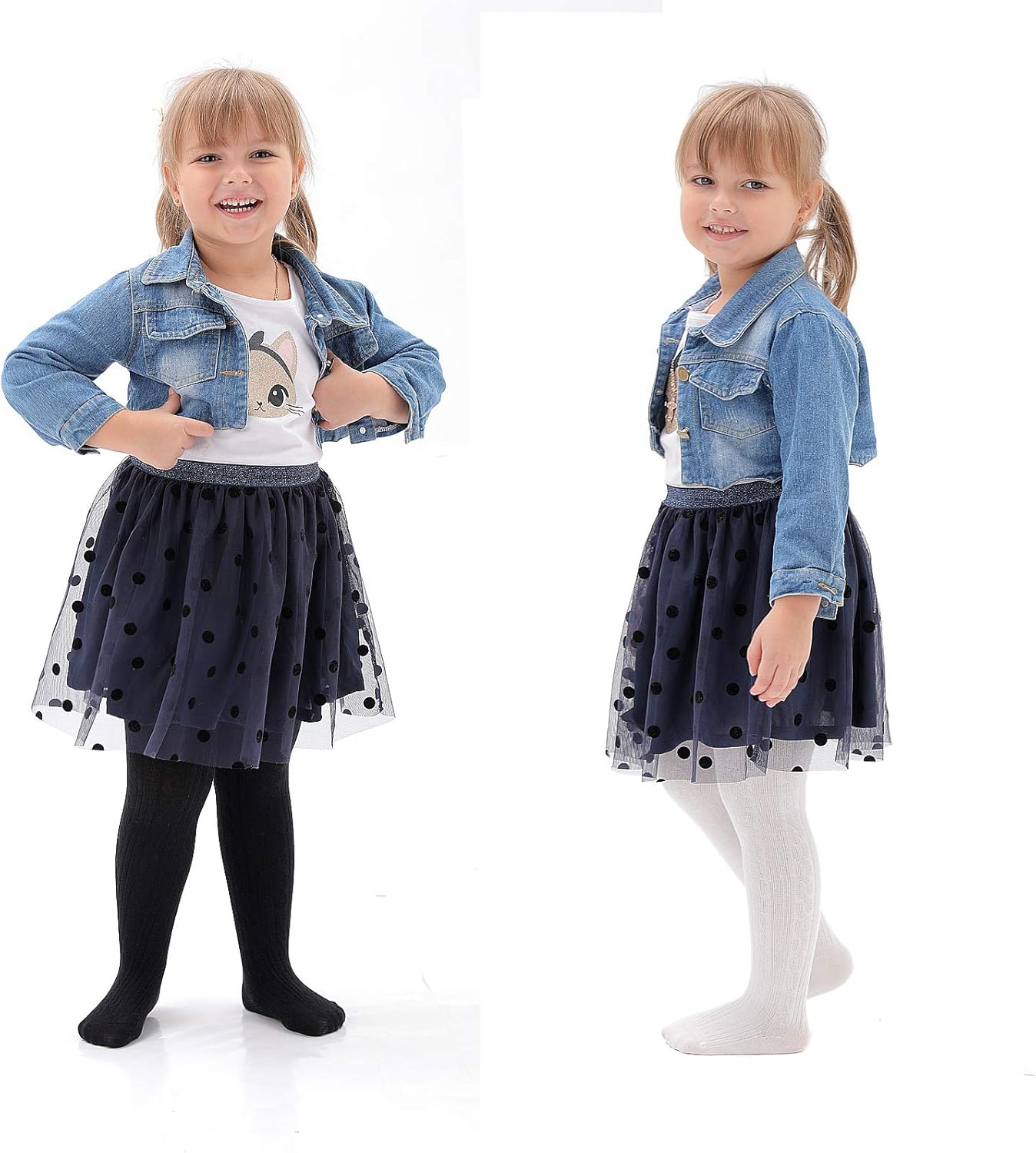 EPEIUS Baby Girl Tights Thick Cable Knit Leggings Stockings Cotton Pantyhose for Newborn Infant