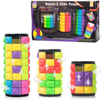 R.Y.TOYS Rotate and Slide Puzzle-Design Patent,Fidget Toys(Restore Order/Create Patterns) 8