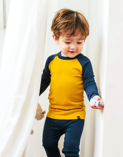 VAENAIT 6M-12Y Toddler Toddler Kids Toddler Girls Boys Soft Comfy Modal Tencel Solid Raglan
