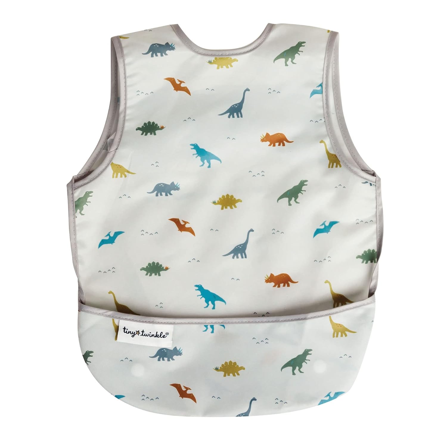 Tiny Twinkle Mess Proof Baby Bib - Waterproof & Lightweight Baby-Led Weaning Apron | 100% Recycled