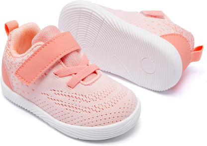 MORENDL Toddler Sneakers Baby Boys & Girls Barefoot Shoes Lightweight Breathable Walking Running