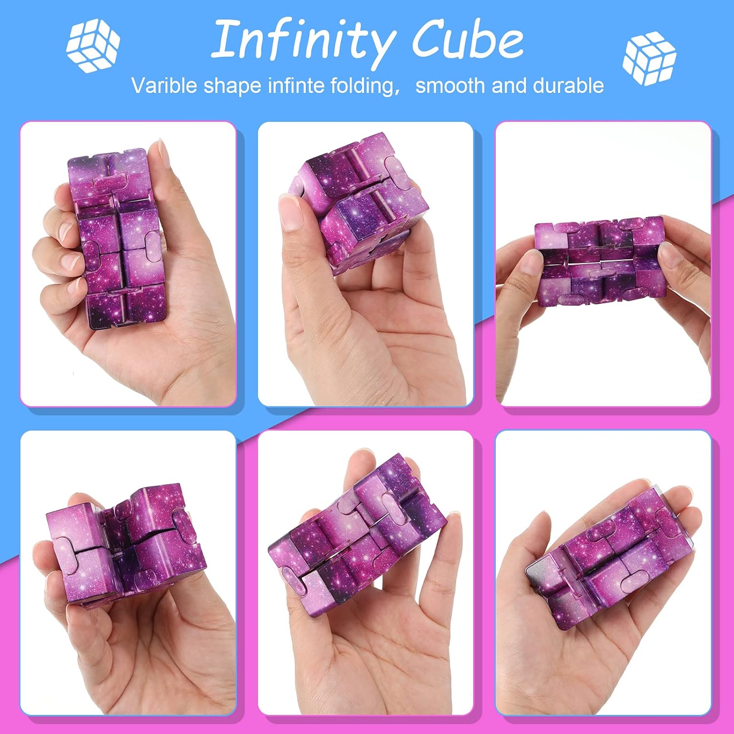 Galaxy Infinity Space Astronaut Infinity Toy Stress and Anxiety Relief Cool Hand Mini Kill Time