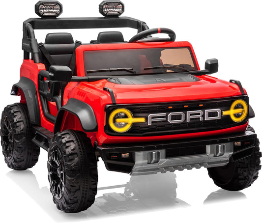 Ford Bronco 24V Ride on Toys for Boys & Girls, 2 Seater Kids Electric Car with Remote Control, Kids