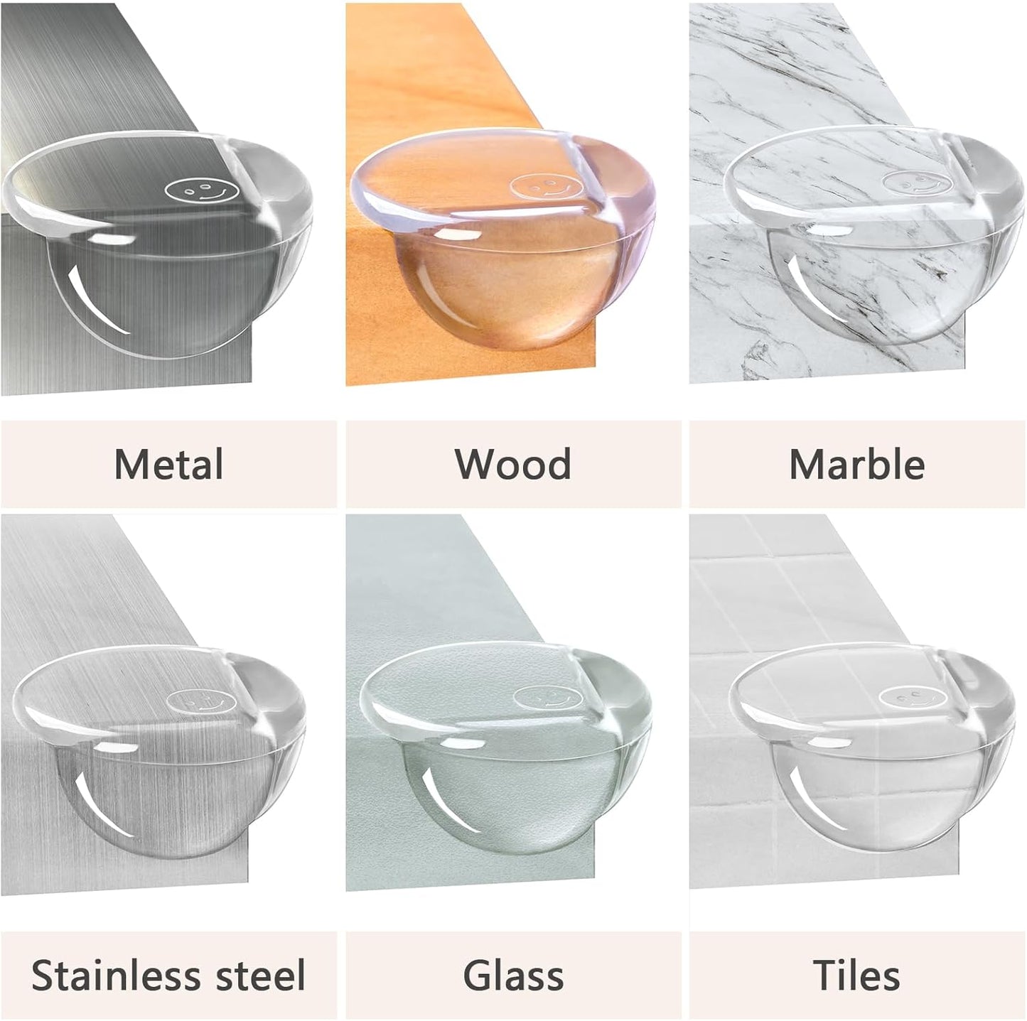 8 Pack Corner Protector Baby, Table Corners, Clear Table Protectors for Furniture, Round Corner