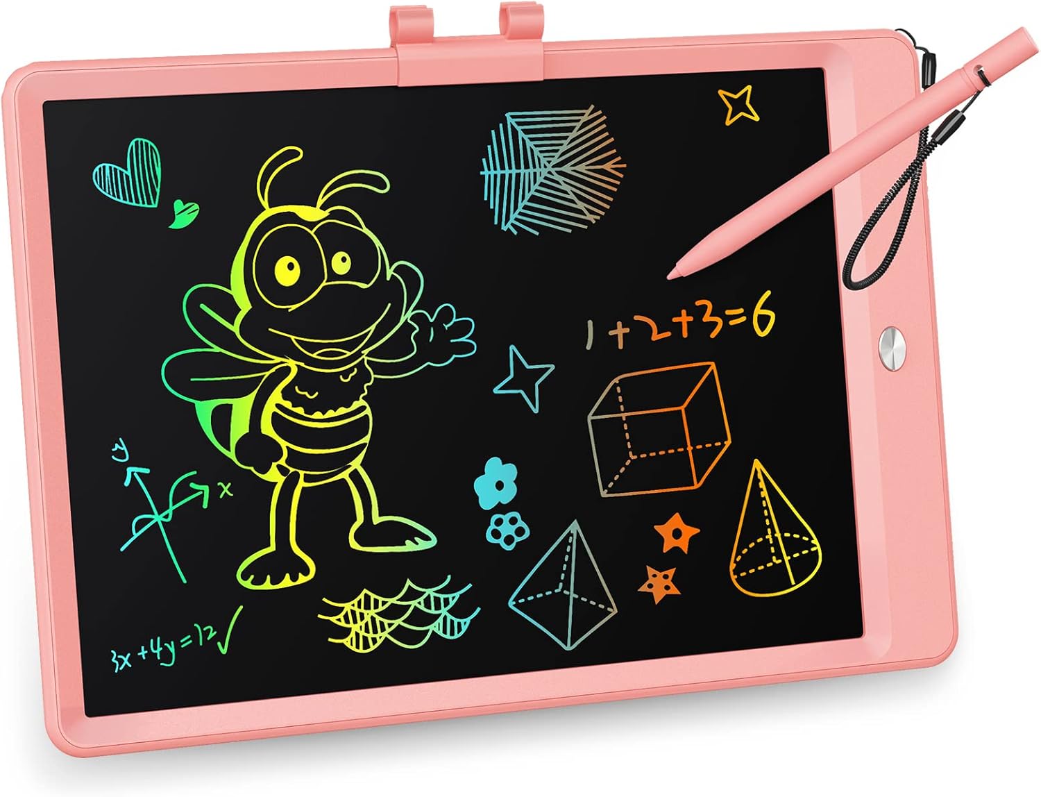KOKODI LCD Writing Tablet, Valentines Day Gifts for Kids,10 Inch Colorful Toddler Doodle Board