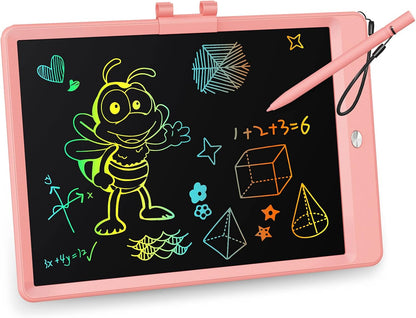 KOKODI LCD Writing Tablet, Valentines Day Gifts for Kids,10 Inch Colorful Toddler Doodle Board