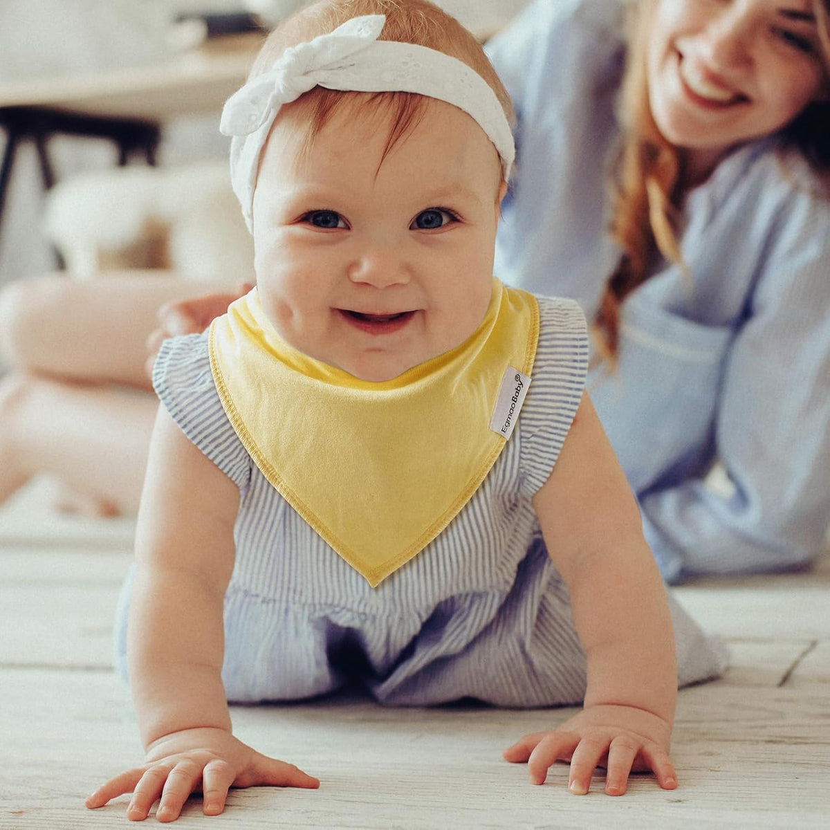 Baby Bandana Drool Bibs for Girls,Super Absorbent Triangle Baby Bibs for Drooling and Teething,100%