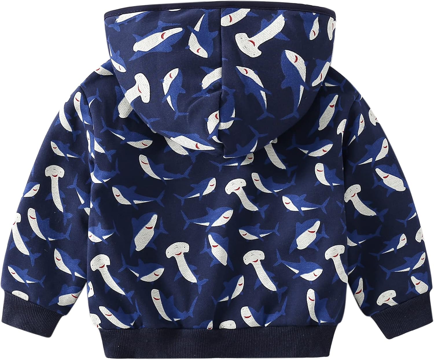 Baby Toddler Boys Dinosaur Hooded Zip Jacket Casual Outerwear Active Sweatshirt