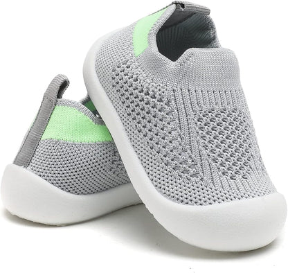 Charrost Toddler Baby Girl Boy First Walking Shoes Checkered Sneakers Sizes 3/4/5/6/7/8T. Soft