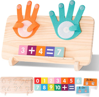 Hirger Preschool Learning Toys for Toddlers 2-4, Educational Math Manipulatives Number Counting