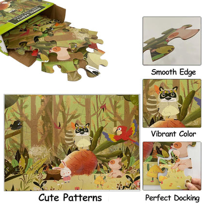 Jumbo Floor Puzzle for Kids, Large Jigsaw Puzzles 35 Piece for Kids Ages 3-5,Preschool Learning &