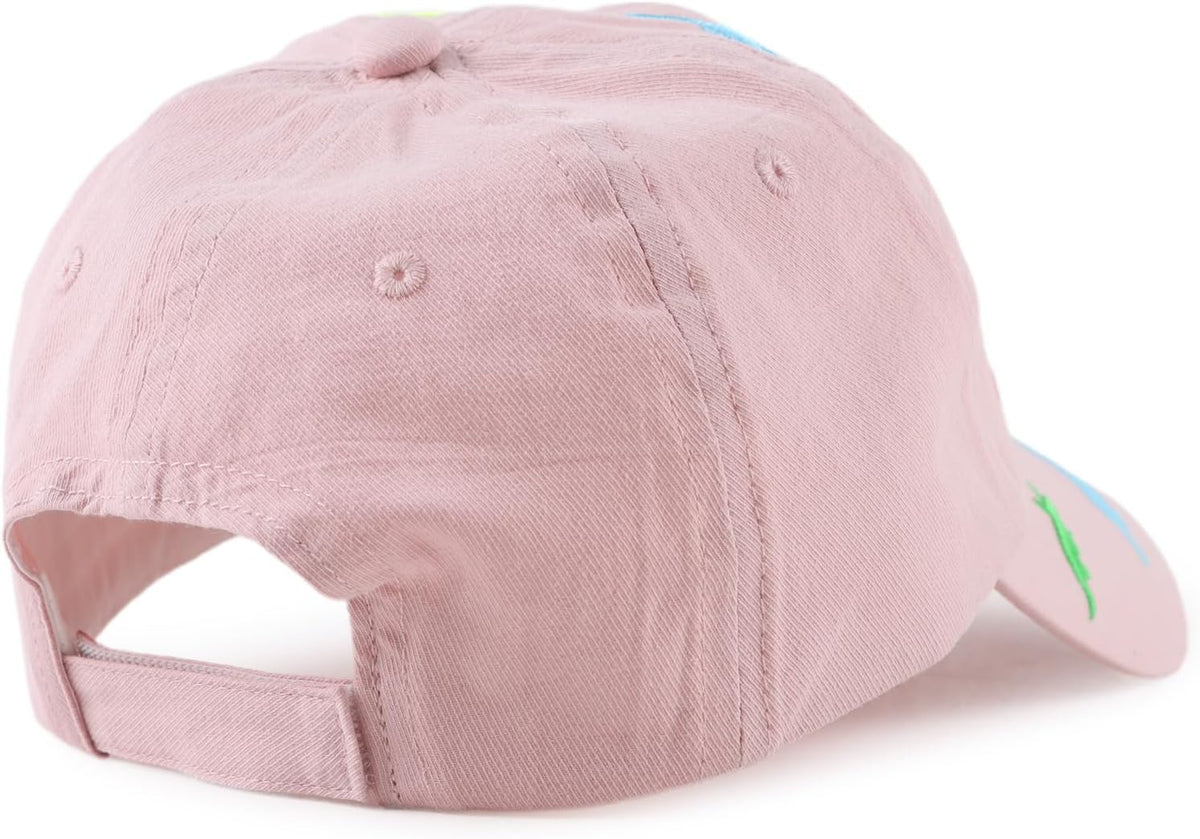 JANGANNSA Dinosaur Boys Girls Caps Embroidery Baby Baseball Caps Cotton Infant Toddler Kids Hat
