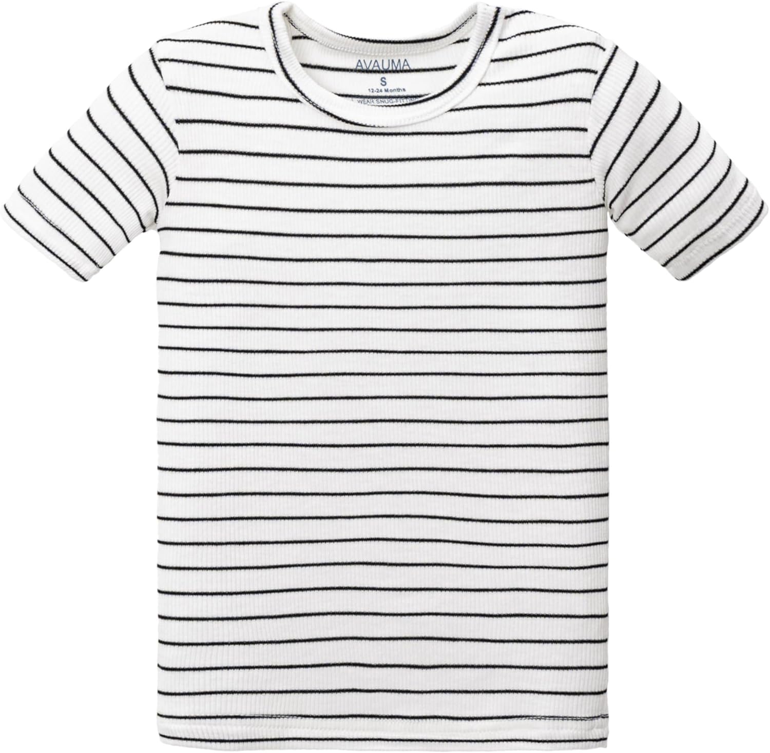 AVAUMA Stripe Pattern Baby Boys Girls Pajama Set Kids Toddler Snug fit Ribbed Sleepwear pjs for
