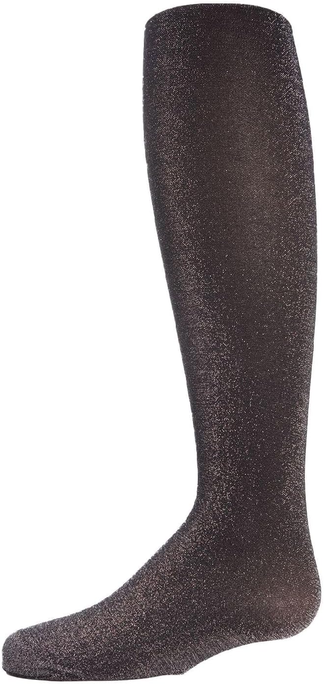 MeMoi Shining Star Shimmer Tights for Girls, Ultra Soft and Lightweight Opaque Girl Tights - Sizes