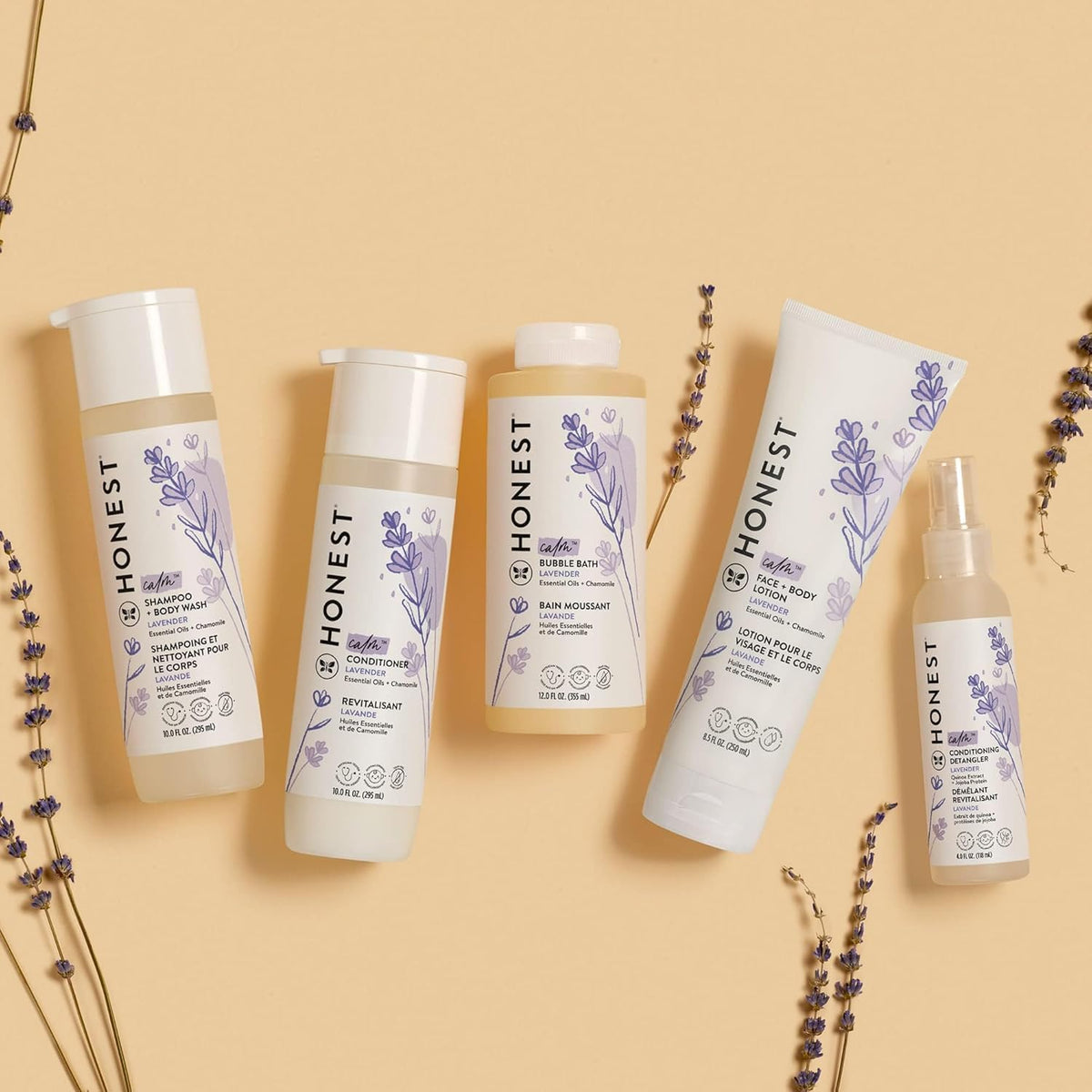 The Honest Company Silicone-Free Conditioner | Gentle for Baby | Naturally Derived, Tear-free