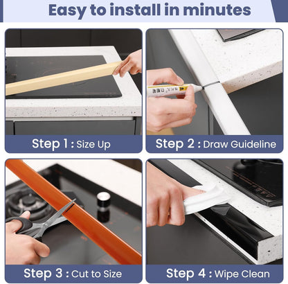 2PCS Wall Corner Protectors Guards - Self Adhesive Corner Protector & Corner Guards for Walls Edge