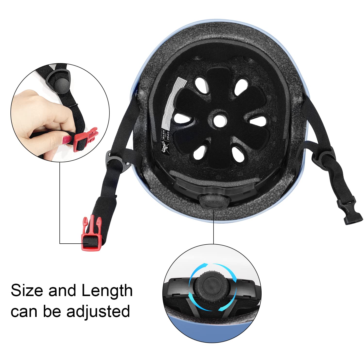 Besttravel Kids Bike Helmet, Toddler Adjustable Toddler Bike Helmet Ages 3-8 Years Old Boys Girls