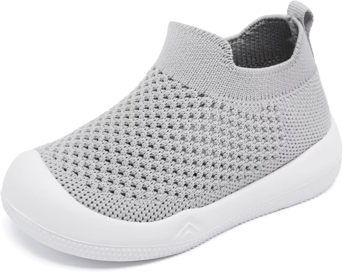 Eashi Baby Boy Girl Non-Skid Indoor Infant Walking Shoes Breathable Warm Elastic Sock Shoes with