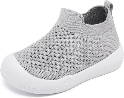 Eashi Baby Boy Girl Non-Skid Indoor Infant Walking Shoes Breathable Warm Elastic Sock Shoes with