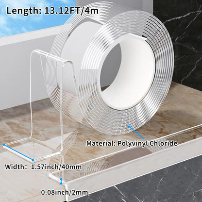 1.57 in x 13.12 FT,Edge Corner Protector Baby Proofing,Soft Clear Furniture Table Corner Guard &
