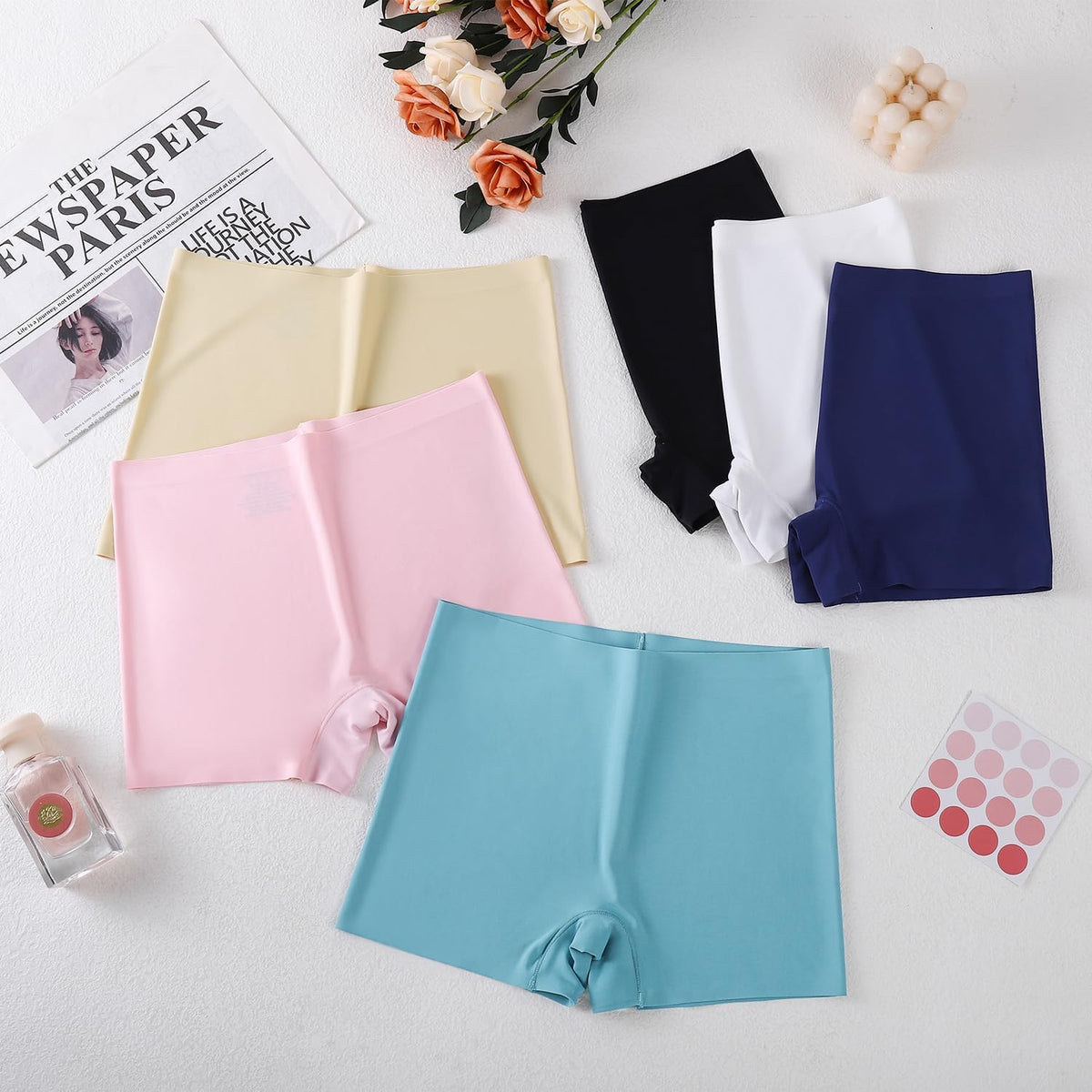 Demifill Teen Girls Seamless Boyshorts Underwear Tagless Boxer Pants No Show Panties for Teens Pack
