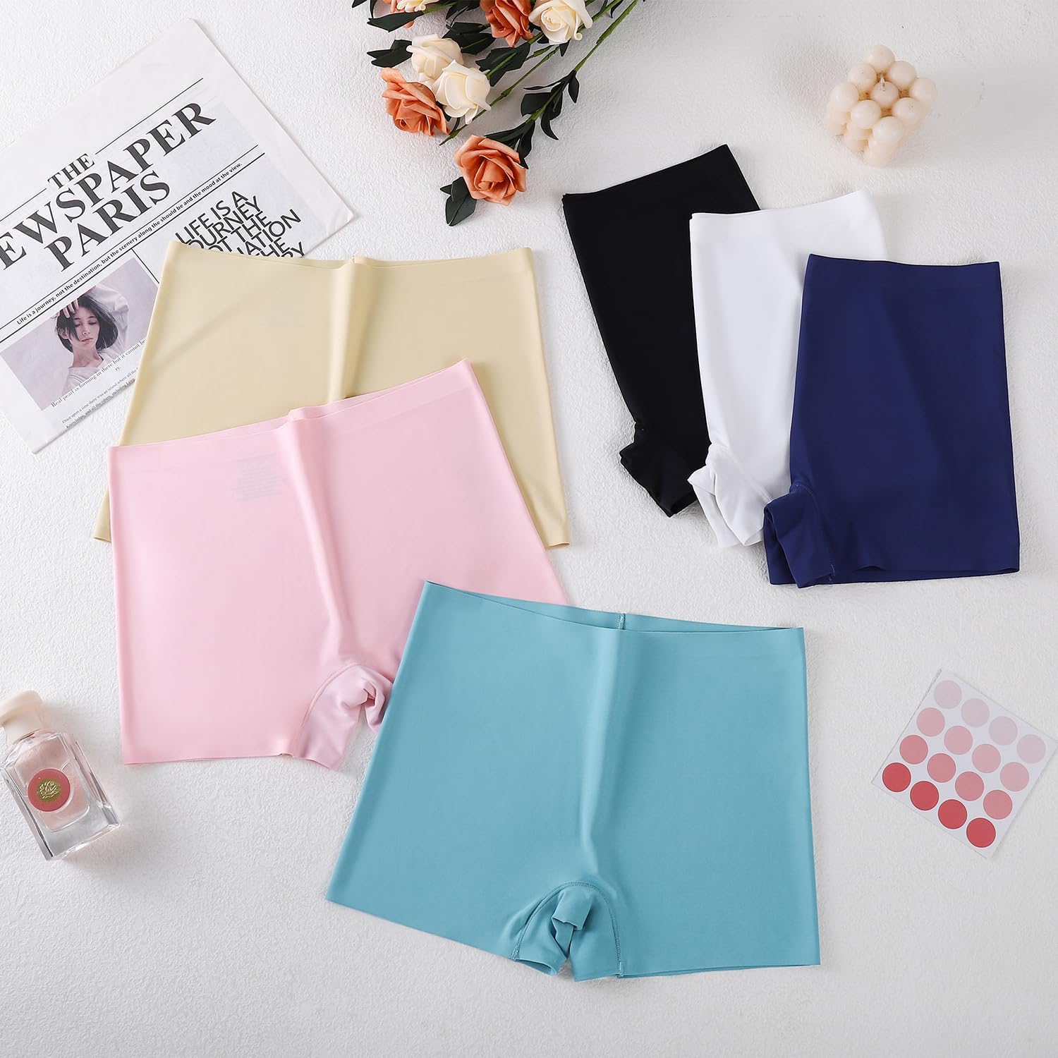 Demifill Teen Girls Seamless Boyshorts Underwear Tagless Boxer Pants No Show Panties for Teens Pack