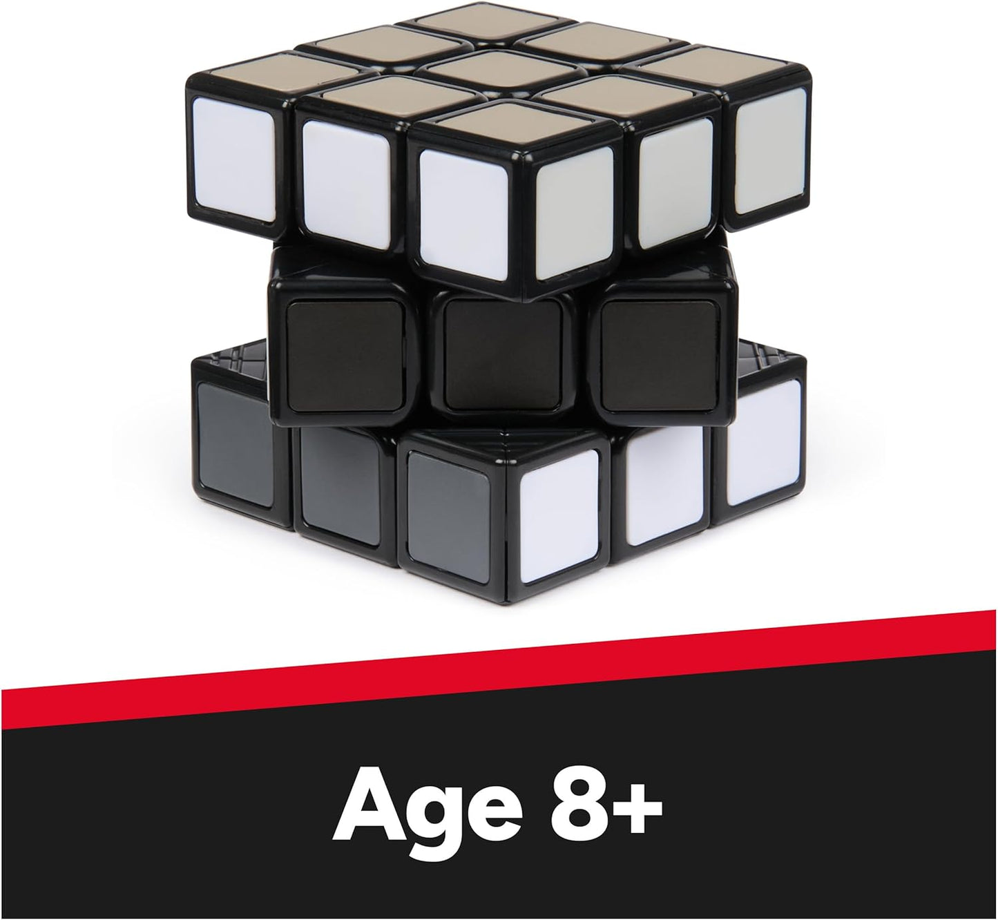 Rubik’s Cube Greyscale Wednesday Cube from The Hit TV Series Wednesday, Problem-Solving Challenging