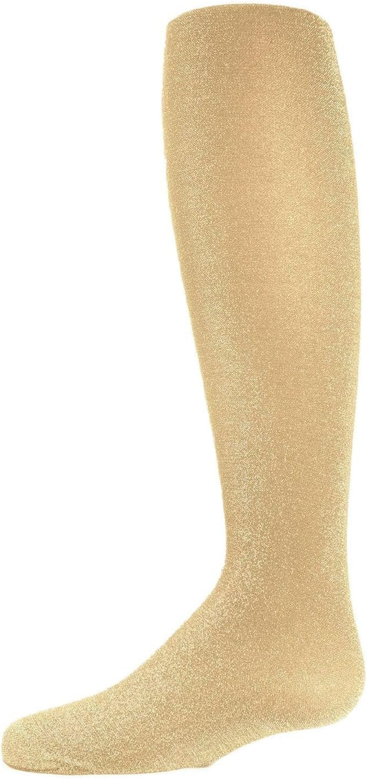 MeMoi Shining Star Shimmer Tights for Girls, Ultra Soft and Lightweight Opaque Girl Tights - Sizes