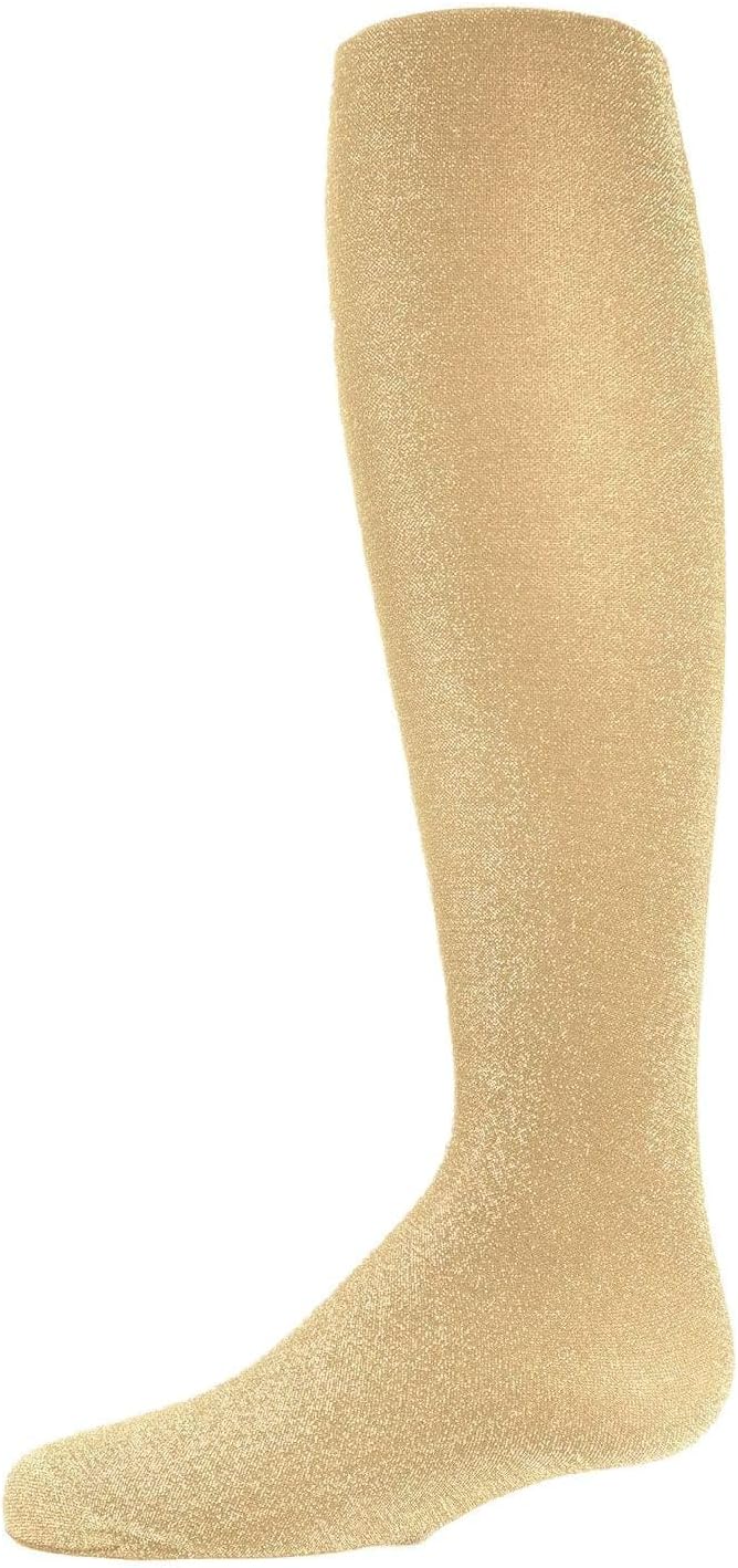 MeMoi Shining Star Shimmer Tights for Girls, Ultra Soft and Lightweight Opaque Girl Tights - Sizes
