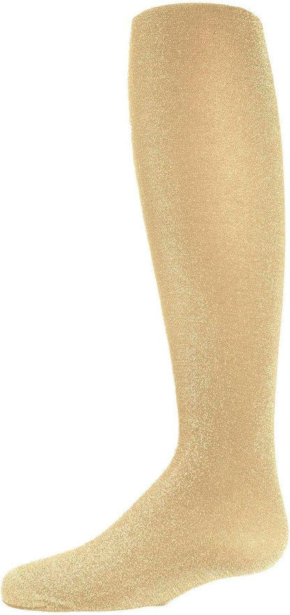 MeMoi Shining Star Shimmer Tights for Girls, Ultra Soft and Lightweight Opaque Girl Tights - Sizes
