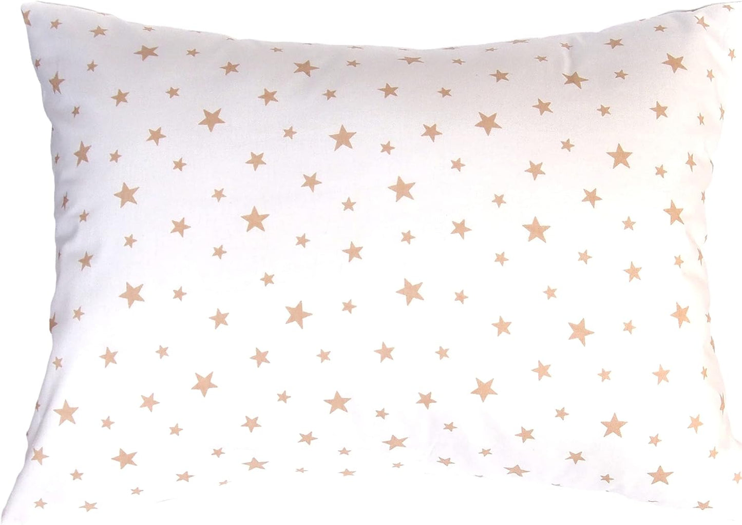 Toddler Pillow Case 13 x 18 - Star Pillow Case Cover Travel Size, Cotton Toddler Pillowcase Star