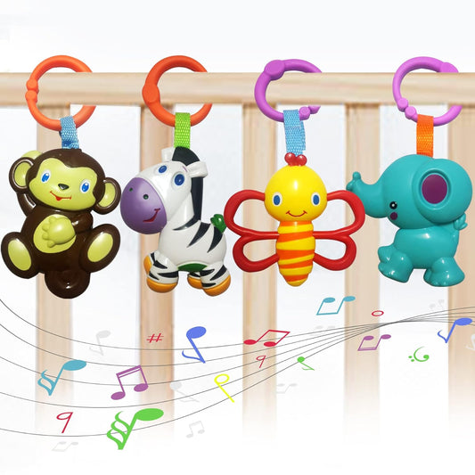 Baby Toys, Cartoon Animal Hanging Rattle Toys, Handbells Baby Rattles, Baby Bed Crib Car Seat