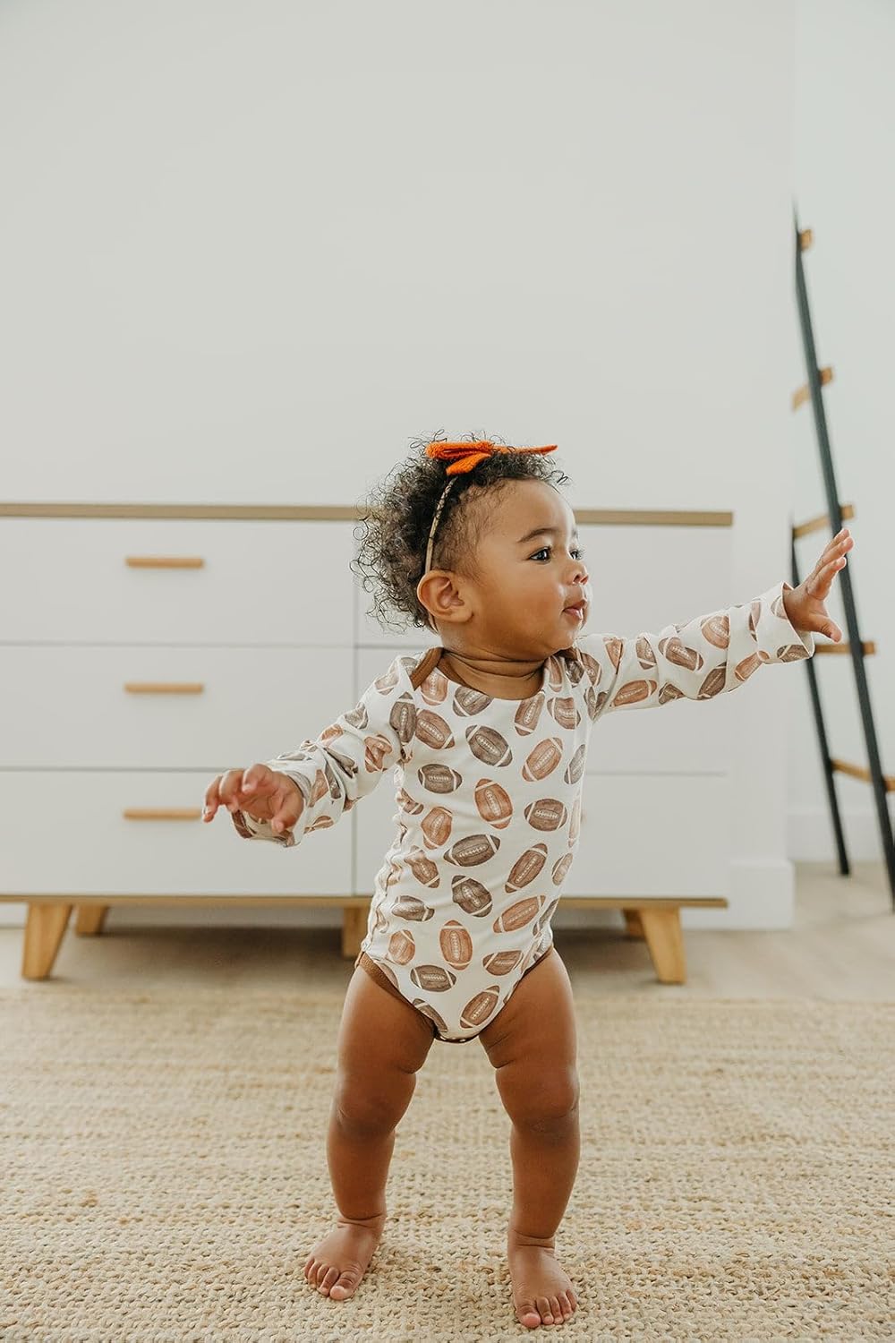 Copper Pearl Long Sleeve Bodysuit Baby: Ultra Soft Baby for Newborns, Boys, and Girls - Stylish