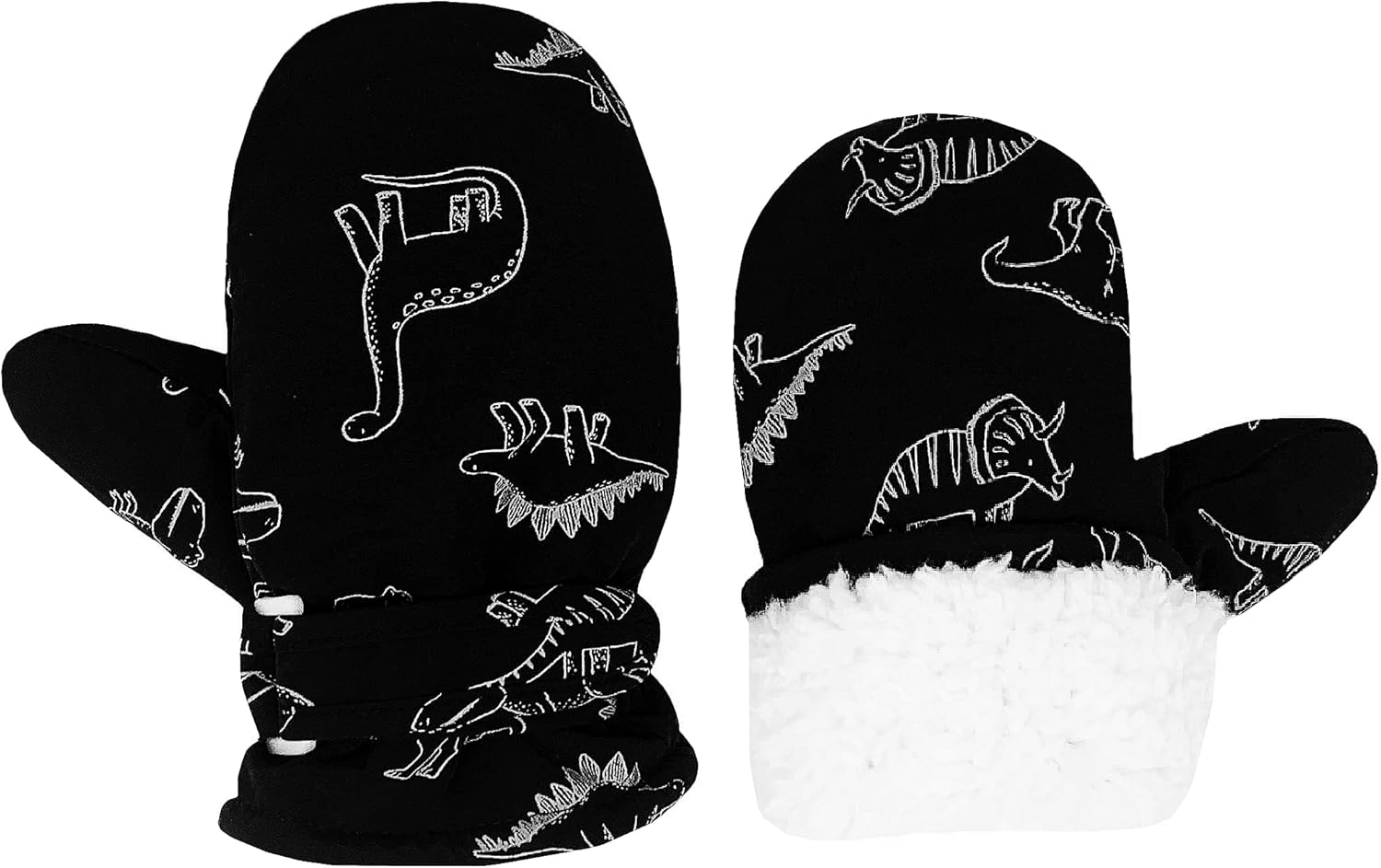 Toddler Gloves Kids Mittens Winter Warm Lined Fleece Gloves Waterproof Snow Baby Mitten for Boys