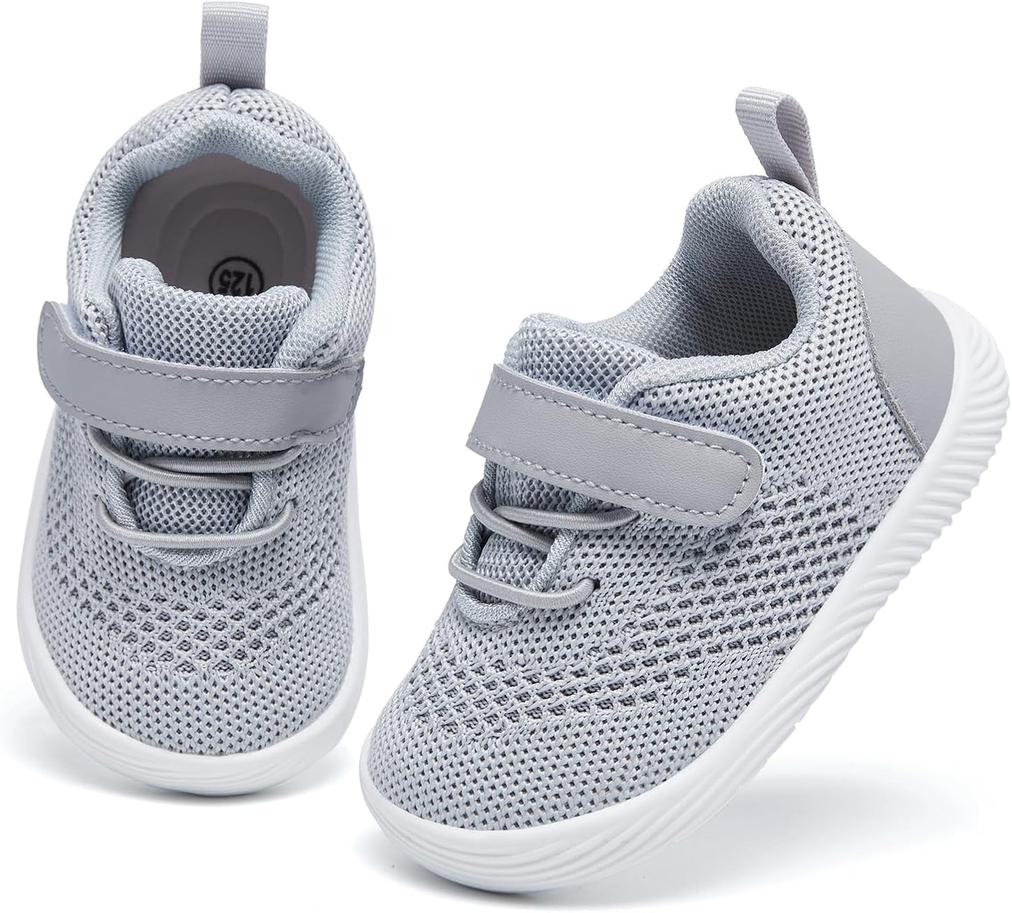 MORENDL Toddler Sneakers Baby Boys & Girls Barefoot Shoes Lightweight Breathable Walking Running