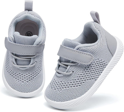 MORENDL Toddler Sneakers Baby Boys & Girls Barefoot Shoes Lightweight Breathable Walking Running