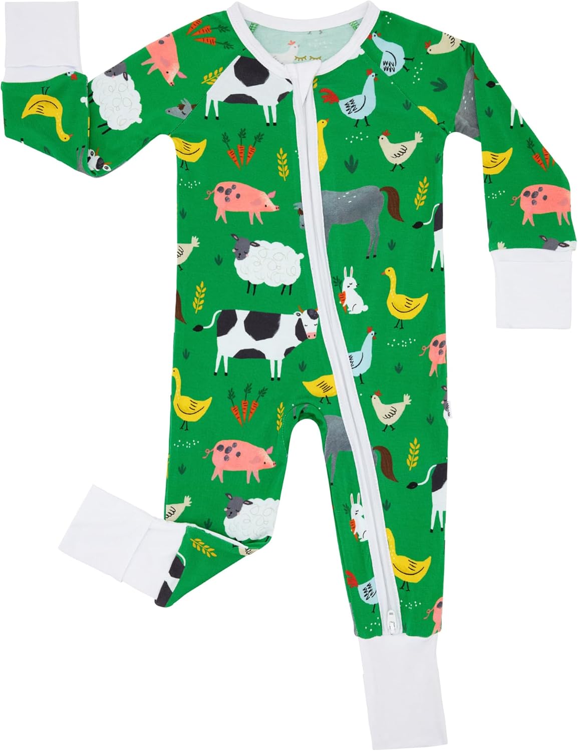 Little Sleepies Pajamas for Baby Boys & Girls, Viscose from Bamboo Baby Pajamas, Preemie & Newborn