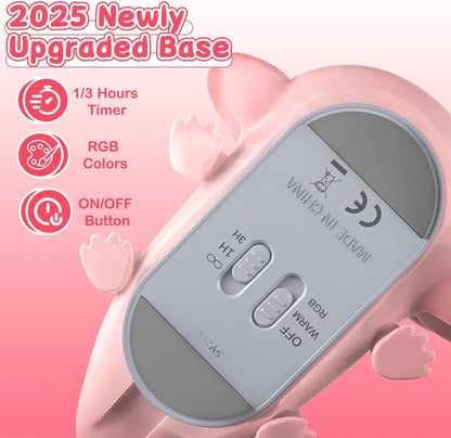 LOVERUIS Axolotl Kids Night Light Axolotls Gifts Night Lights for Kids Colorful Light with 1/3