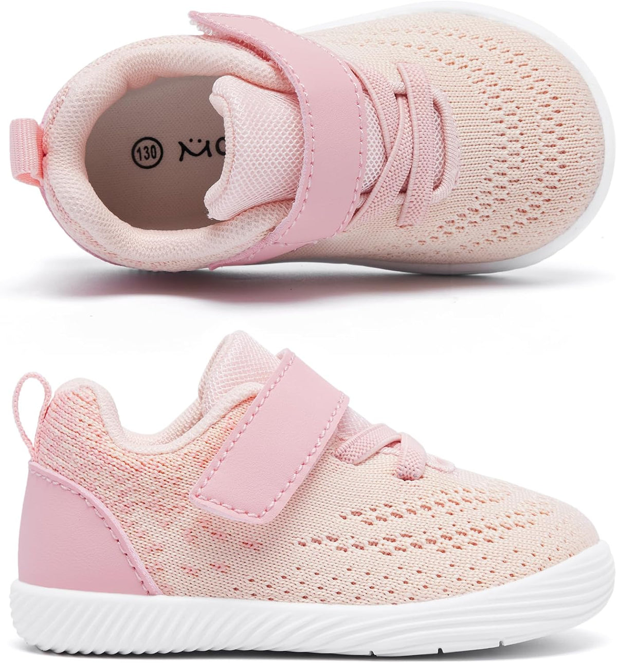 MORENDL Toddler Sneakers Baby Boys & Girls Barefoot Shoes Lightweight Breathable Walking Running