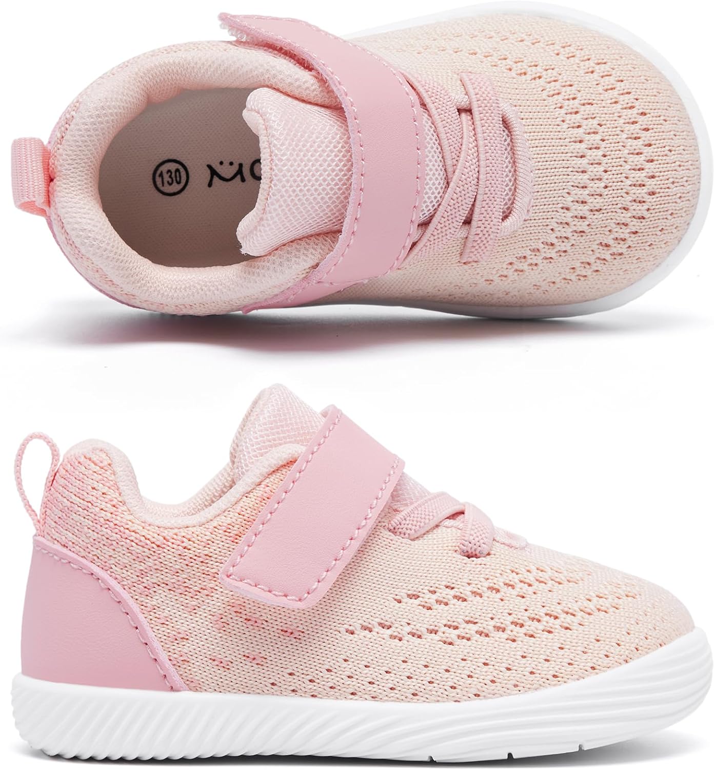 MORENDL Toddler Sneakers Baby Boys & Girls Barefoot Shoes Lightweight Breathable Walking Running