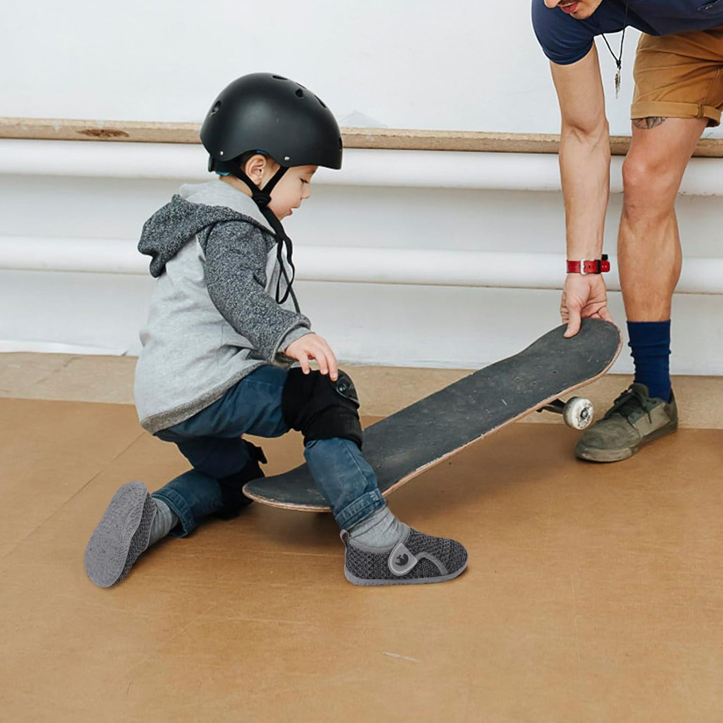 FEETCITY Baby Boys Girls First Walking Shoes Infant Sneakers Crib Shoes Breathable Lightweight Slip