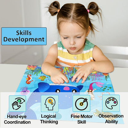 Jumbo Floor Puzzle for Kids, Large Jigsaw Puzzles 35 Piece for Kids Ages 3-5,Preschool Learning &