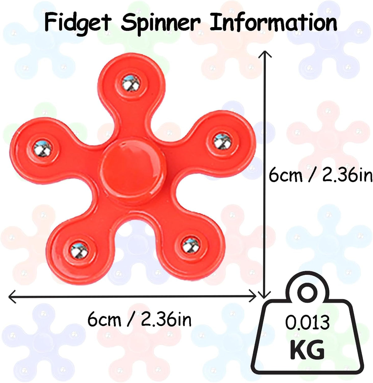 32 Pack High Speed Bearing Quiet Fidget Spinners Bulk, Stress Relief Sensory Fidget Toys Bulk for