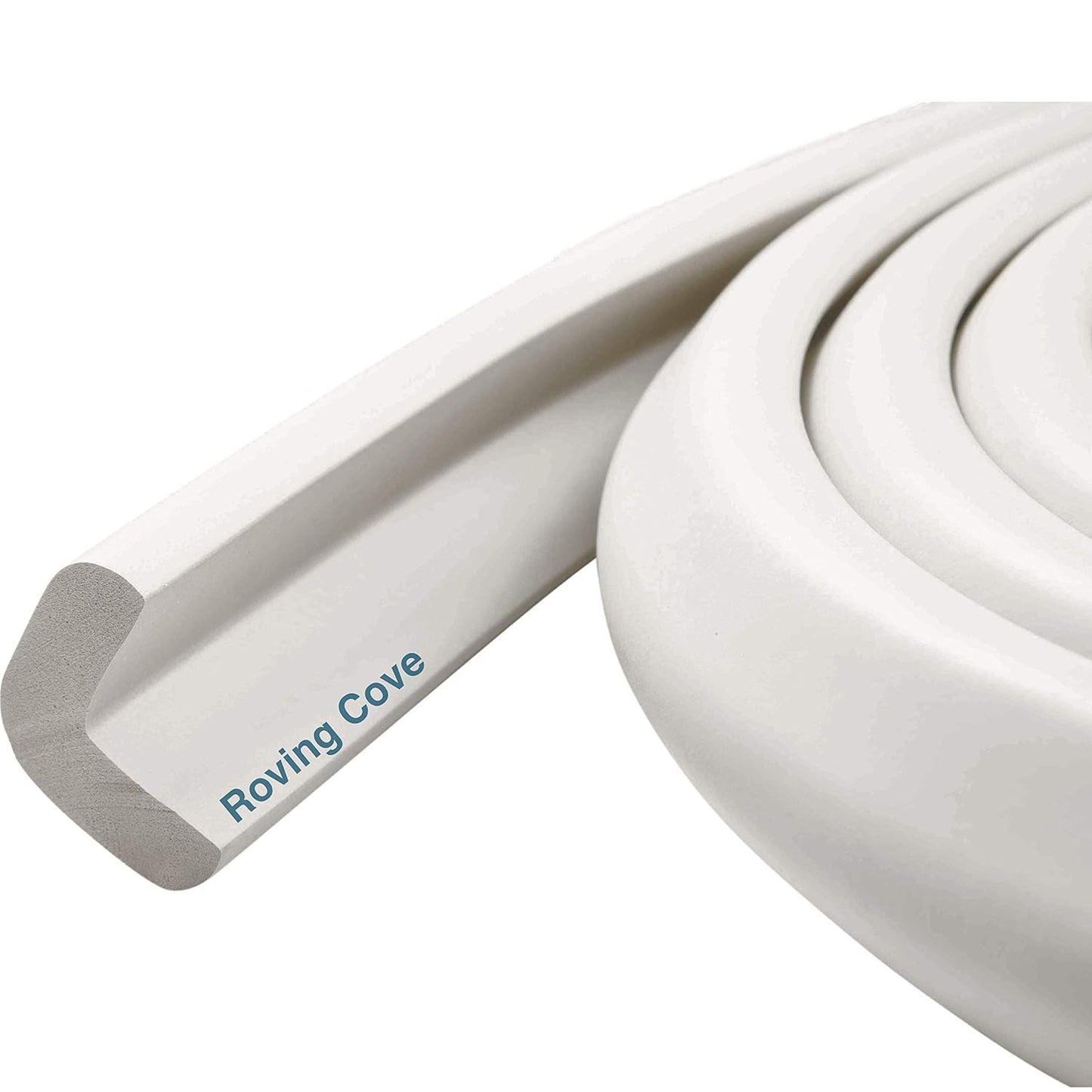 Roving Cove HeftyFit Edge Protector for Baby Proofing (6ft Large Edge Only), Heavy-Duty Soft