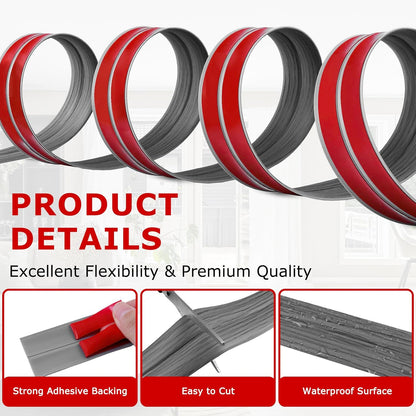 Flexible Wall Corner Protector Moulding Trim Peel and Stick Wall Corner Guards Edge Protector Self